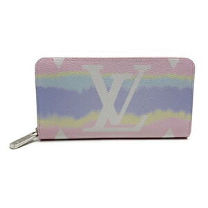 Louis Vuitton Monogram Escale Zippy Wallet Pastel Pink Zip Around